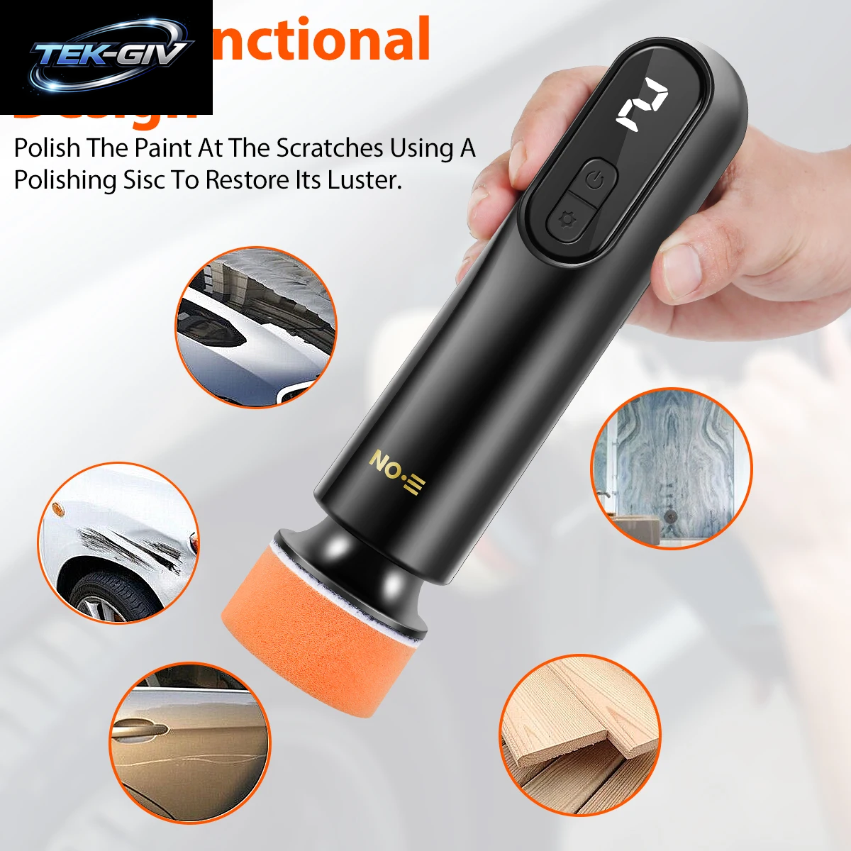 Auto Polierer Handheld Drahtlose Polierer Auto Polieren Wachsen Maschine Power Tool Für Auto Körper Cleanig Wachsen Reparatur