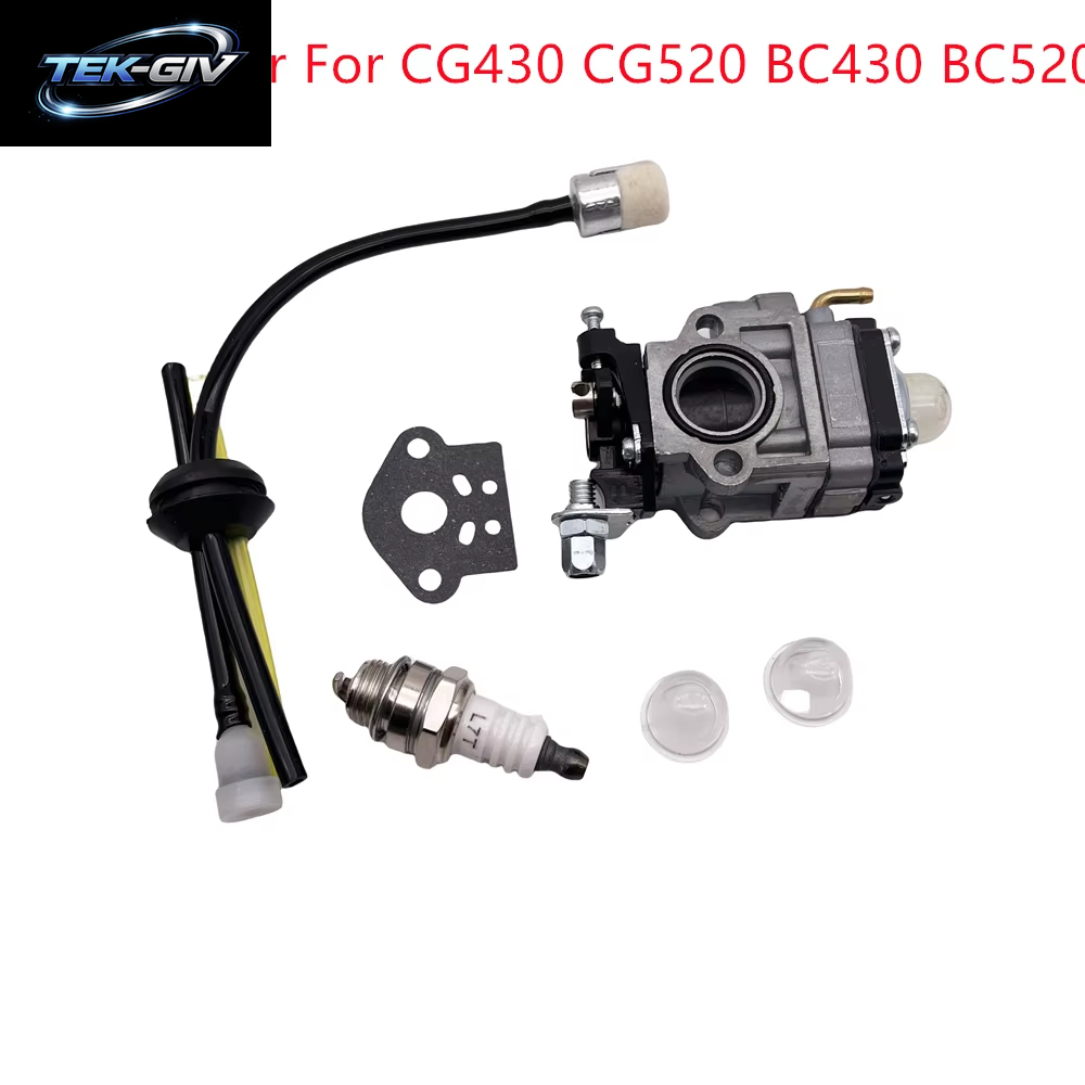 Vergaser-Set Für 52 Cc, 49 Cc, 43 Cc Freischneider Mit Dichtungsschlauch, Zündkerze, Benzinfilter Für Motor 40–5 44–5 Für CG430 CG520