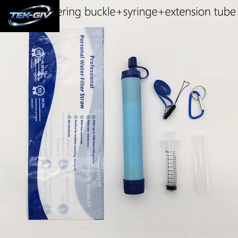 Outdoor Mini Wasserfilter Stroh Camping Reinigung Tragbarer Wanderwasserreiniger Für Überleben Oder Notfallbedarf