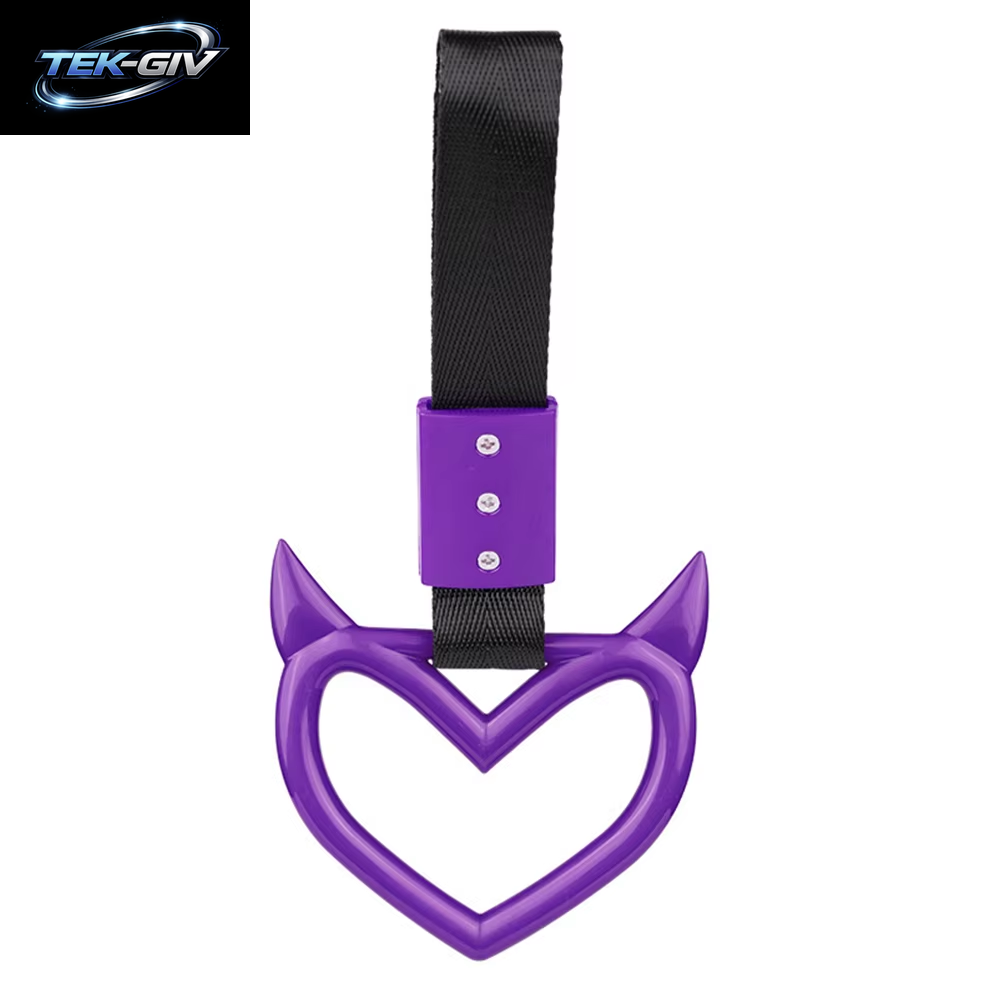 JDM Zurikawa Ring Bus Griff Teufel Herz Modifizierte Racing Griff Hand Strap Loops Stoßstange Bus Auto Drift Charme Auto Zubehör