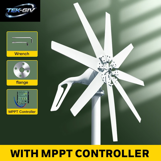 1000W 1KW Horizontalachsen-Windturbine 12V 24V 48V Windgenerator Ce-Zertifiziert Freie Energie Niedrigdrehzahl-Start Netzunabhängig Für Den Heimgebrauch