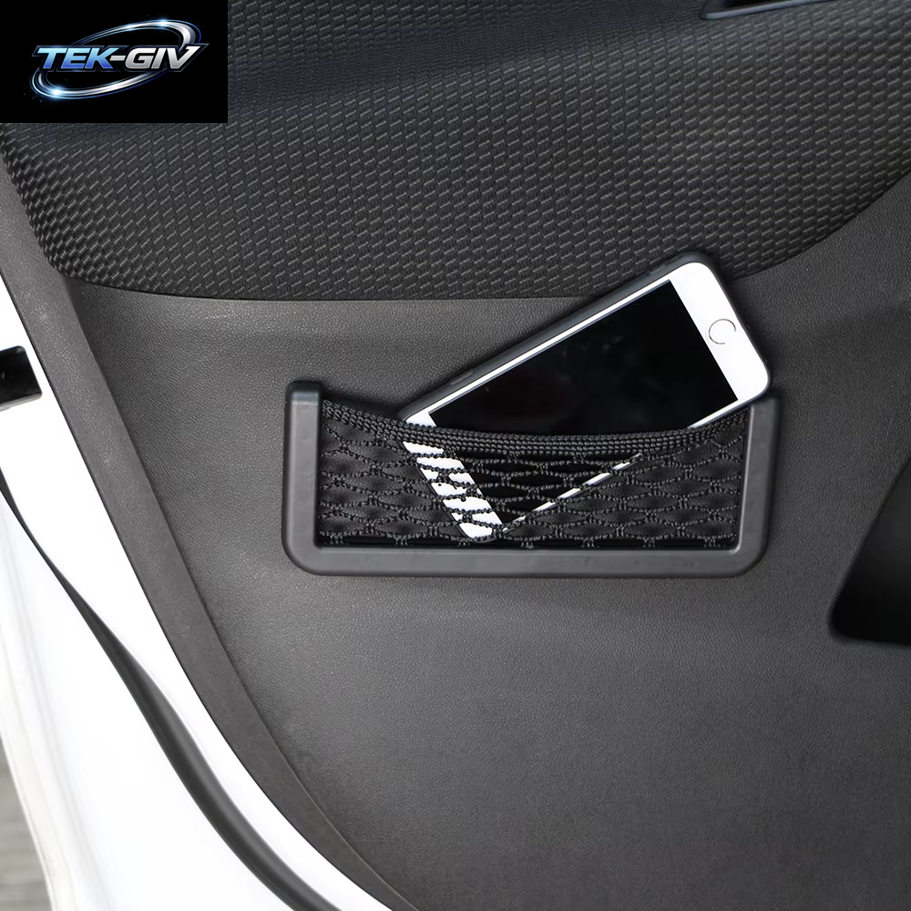 Universal Auto Mesh Tasche Paste Elastische Net Tasche Waren Telefon Halter Lagerung Organizer Innen Zubehör
