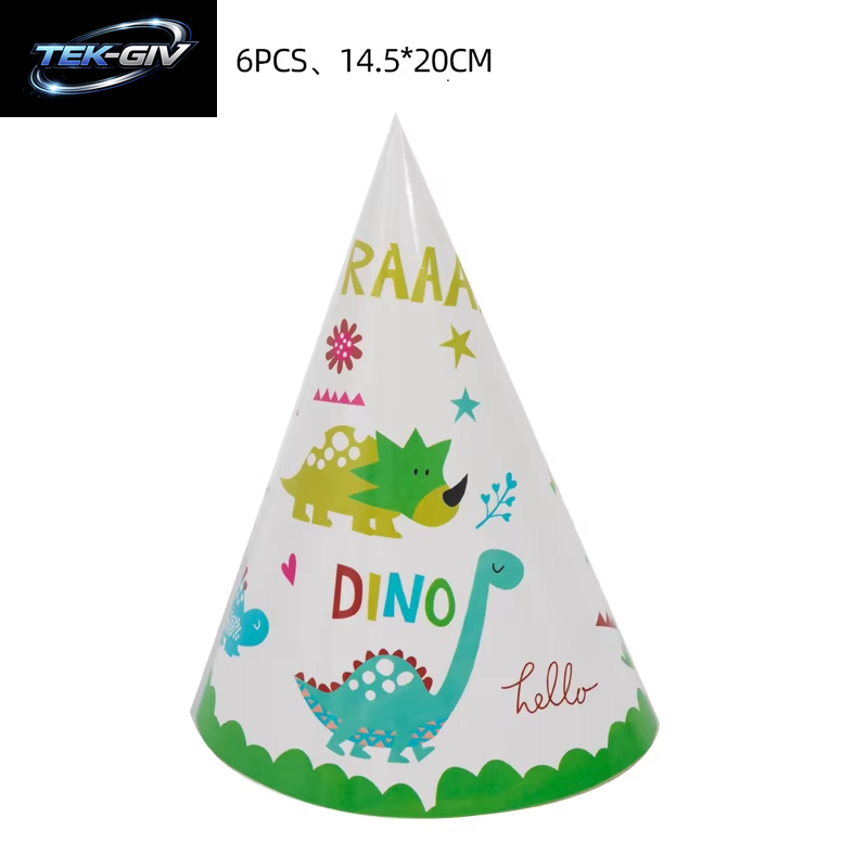 Dinosaurier Geburtstag Party Dekoration Papier Geschirr Set Tassen Teller Tischdecke Thema Luftballons Glücklich Hintergrund Liefert Für Kinder Jungen