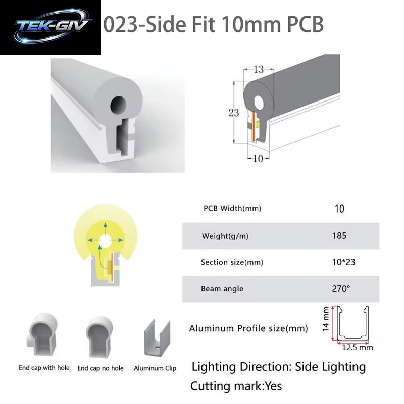 IP67 Wasserdichte Flexible LED Neon Silikon Licht Rohr Für WS2812B WS2811 WS2815 5050 COB RGB Licht Streifen Outdoor Dekoration