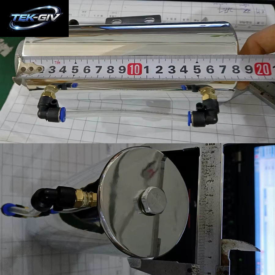Universal Aluminium 500Ml Auto Kühler Wasser Kühlmittel Kühler Tank Kühlmittel Fangen Flasche Überlauf Reservoir Kühlkörper