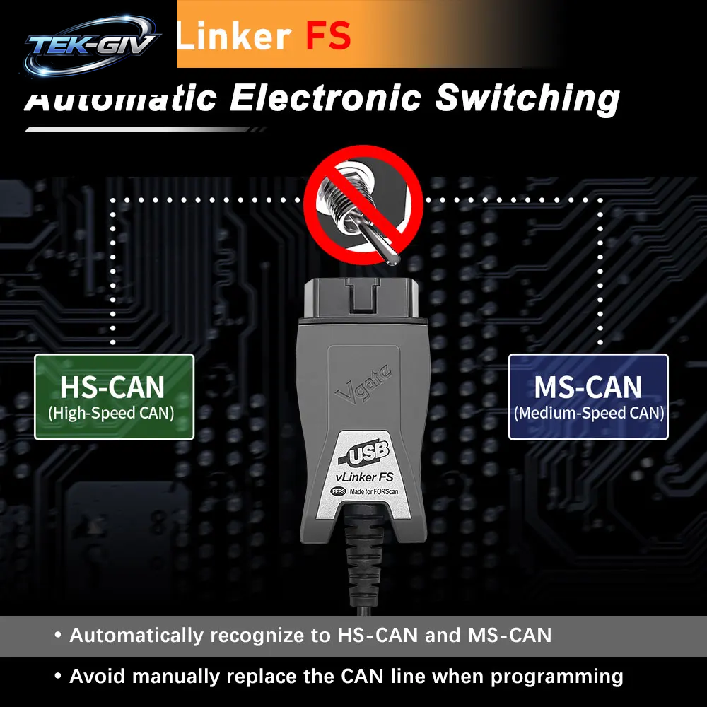 Vgate Vlinker FS ELM327 Für Ford Forscan HS/MS-CAN ULME 327 OBD 2 OBD2 Auto Diagnose Scanner Interface Werkzeuge OBDII Für Mazda