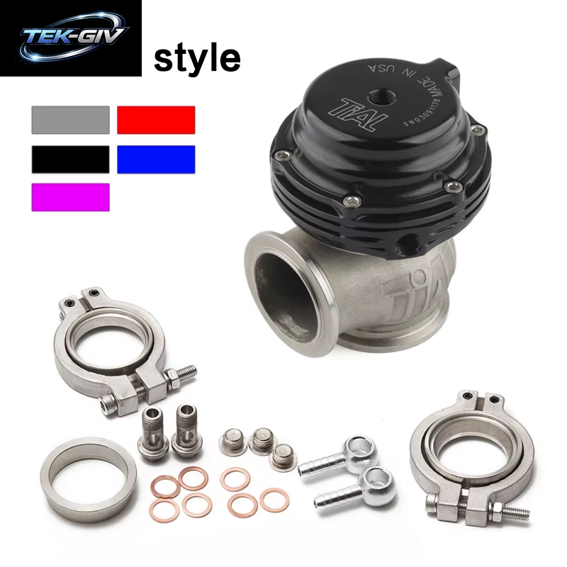 Universelles 38 Mm Externes Wastegate Mit V-Band, Flansch-Turbo-Wastegate Für Supercharge-Turbo-Verteiler Mit Logo MV-S 38 Mm Wastegate