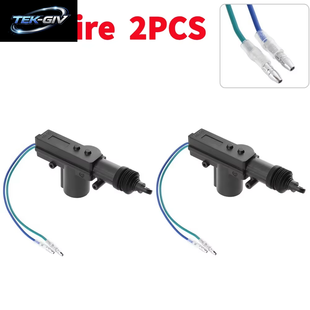 1-10PCS 2/5 Draht Universal Auto Elektrische Antrieb Fernbedienung Zentrale Türschloss 12V Heavy-Duty Locking System Einzigen Pistole Typ Kit