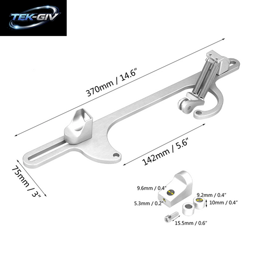 Billet Aluminium Gaszug Vergaserhalterung Für Holley 4150 & 4160 Serie Vergaser Rot