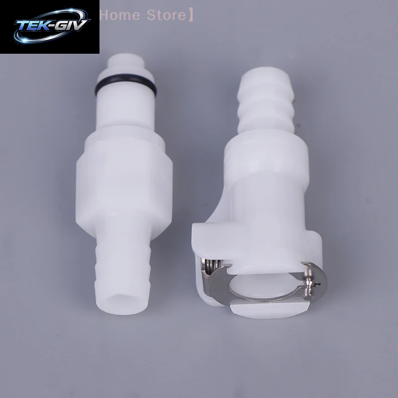 【M】3/8 POM Medical Panel Mount Female Quick Disconnect Coupling Hose Barb Air Water CPC Connectors