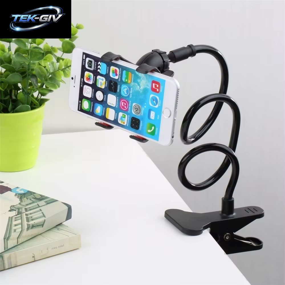 Handy Halter Flexible Faul Halter Einstellbare Handy Clip Hause Bett Desktop Halterung Smartphone Ständer