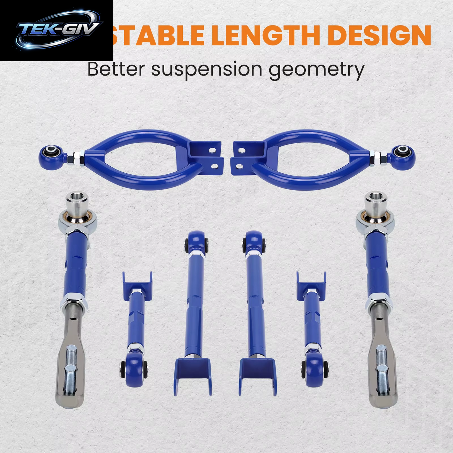 Hinten Sturz Kit + Traktion Control Arme Spannstangen Für Nissan 240SX S13 89-94 Einstellbare Vordere Spannstange + Zehen + Traktion