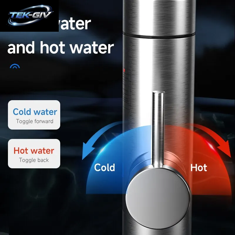 Instant-Warmwasser Bereiter Wasserhahn Tankless Heizungen Küche Warmwasser Hahn Bad Heizung Elektrische 220V Edelstahls Chale