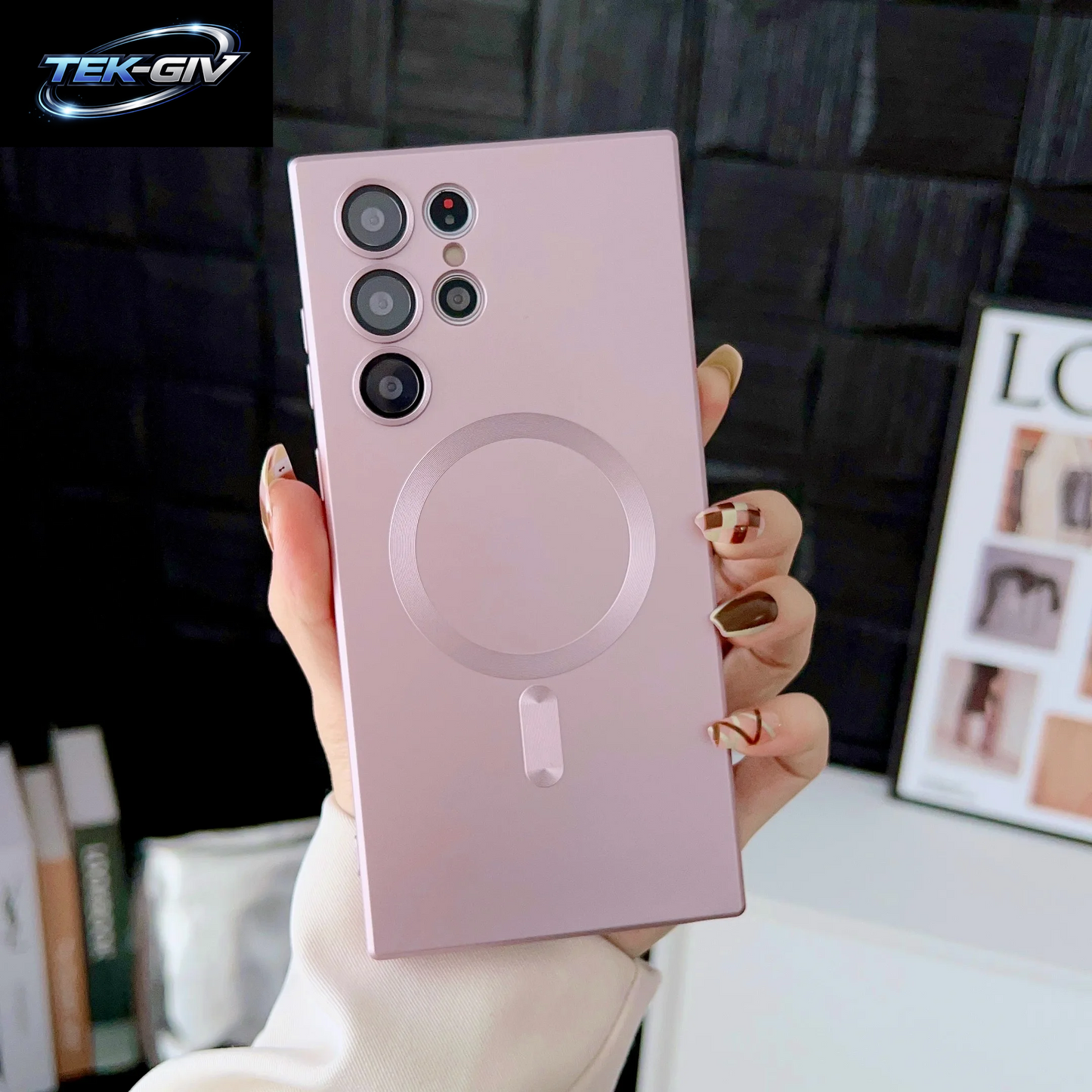 Luxuriöse Magnetische Kabellose Ladehülle Für Samsung Galaxy S26 S25 S24 S23 S 26 25 Ultra plus Hüllen Stoßfeste Weiche Handyhülle