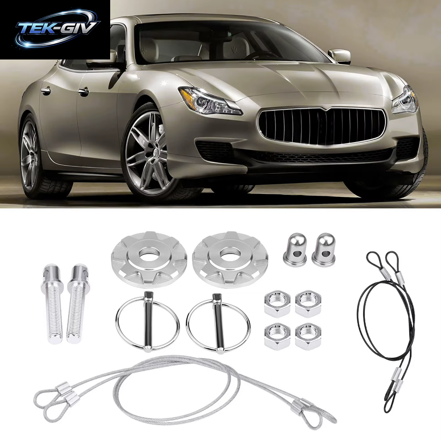 CNC Aluminium Legierung Autorennen Haube Pin Lock Aussehen Kit Universal Haube Schloss Haube Pin Lock Aussehen Kit Renn Haube Pin Lock