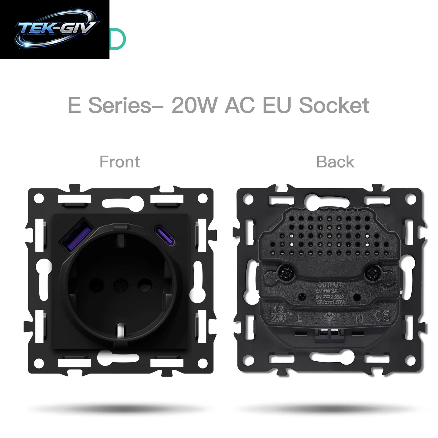 BSEED Zigbee Mechanische Licht/Rollos/Dimmer Tuya Smart Switches EU/FR Steckdose Module Matte Kunststoff Rahmen DIY Teile