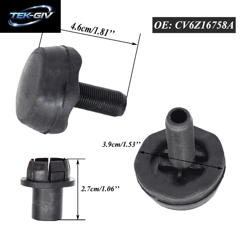 2Pcs Cv6Z16758A Geeignet Für Ford Lincoln Mkc Hauben Kissen Gummi Begrenzung Gummi Auto Hauben Polster Zubehör