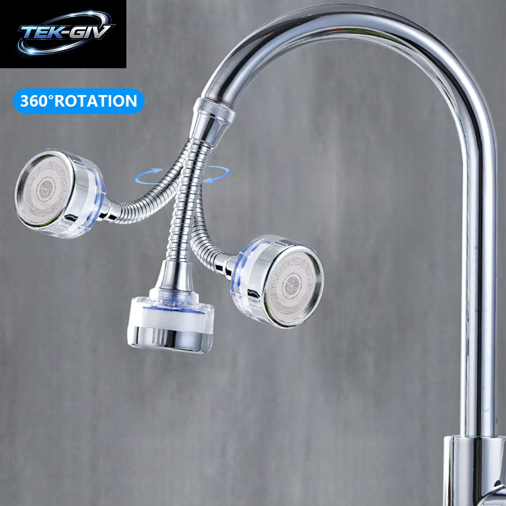Küchen Armatur Wasserfilter Drucks Püle Filter Wasser Auf Bereiter 360 ° Wasserhahn Spritzwasser Geschützter Wasserhahn Belüfter Extender Für Badezimmer