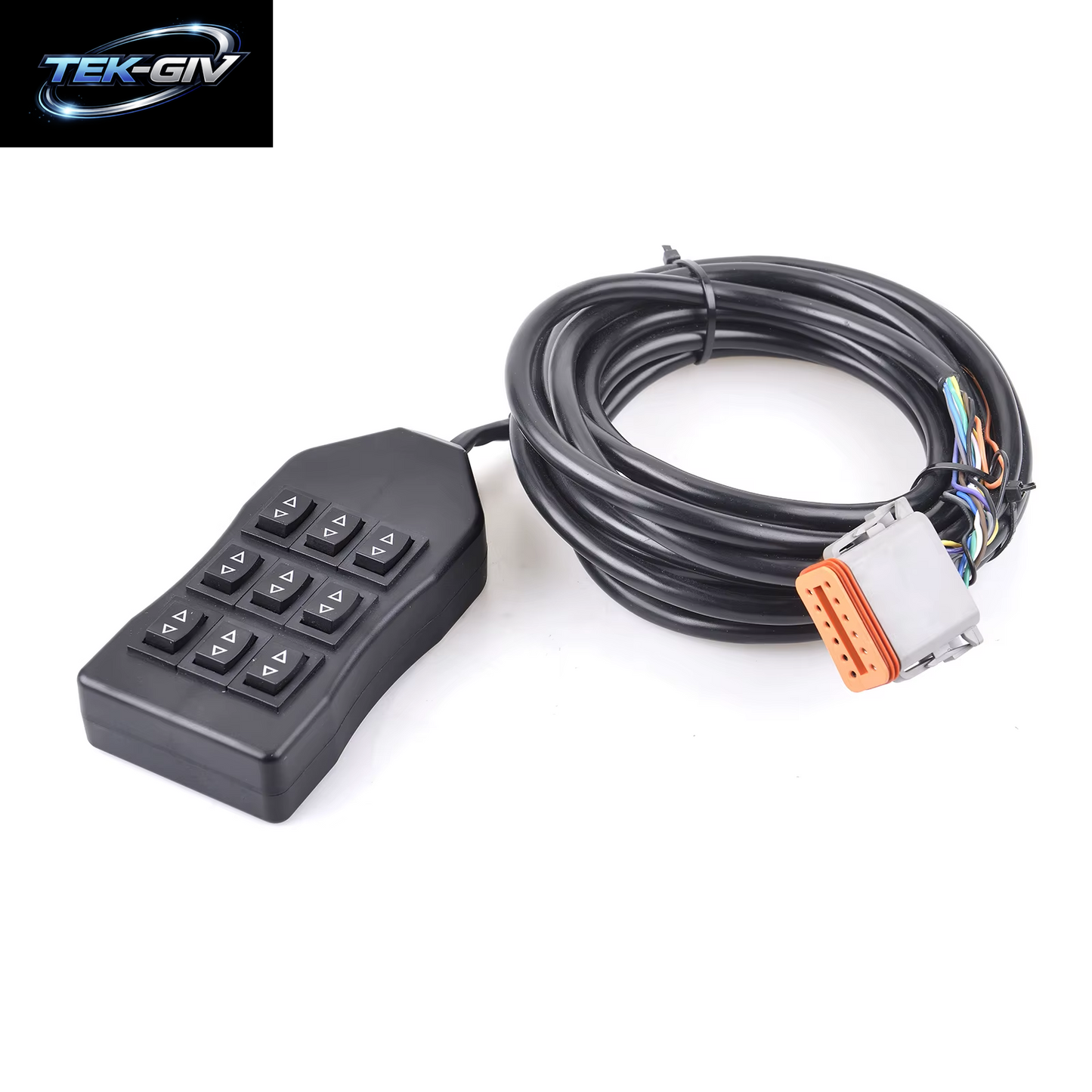 Universal 12V Air Ride Federung Verteiler Ventil Mit 9 Schalter 5M Box Controller Kit