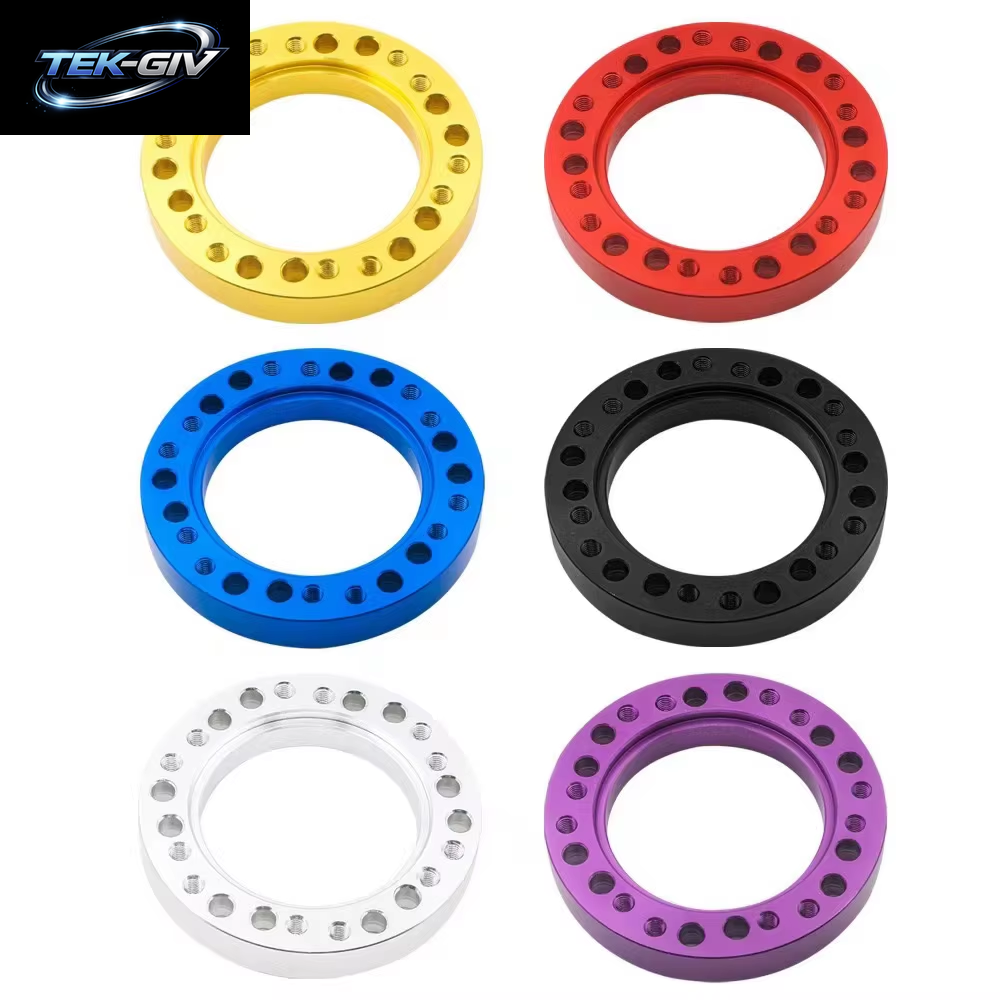 Neue Lenkrad HUB 1/2 ZOLL Spacer Lenkrad Nabe Boss Kit Adapter Spacer 13Mm 24 Loch Auto Lenkrad Adapter Platte
