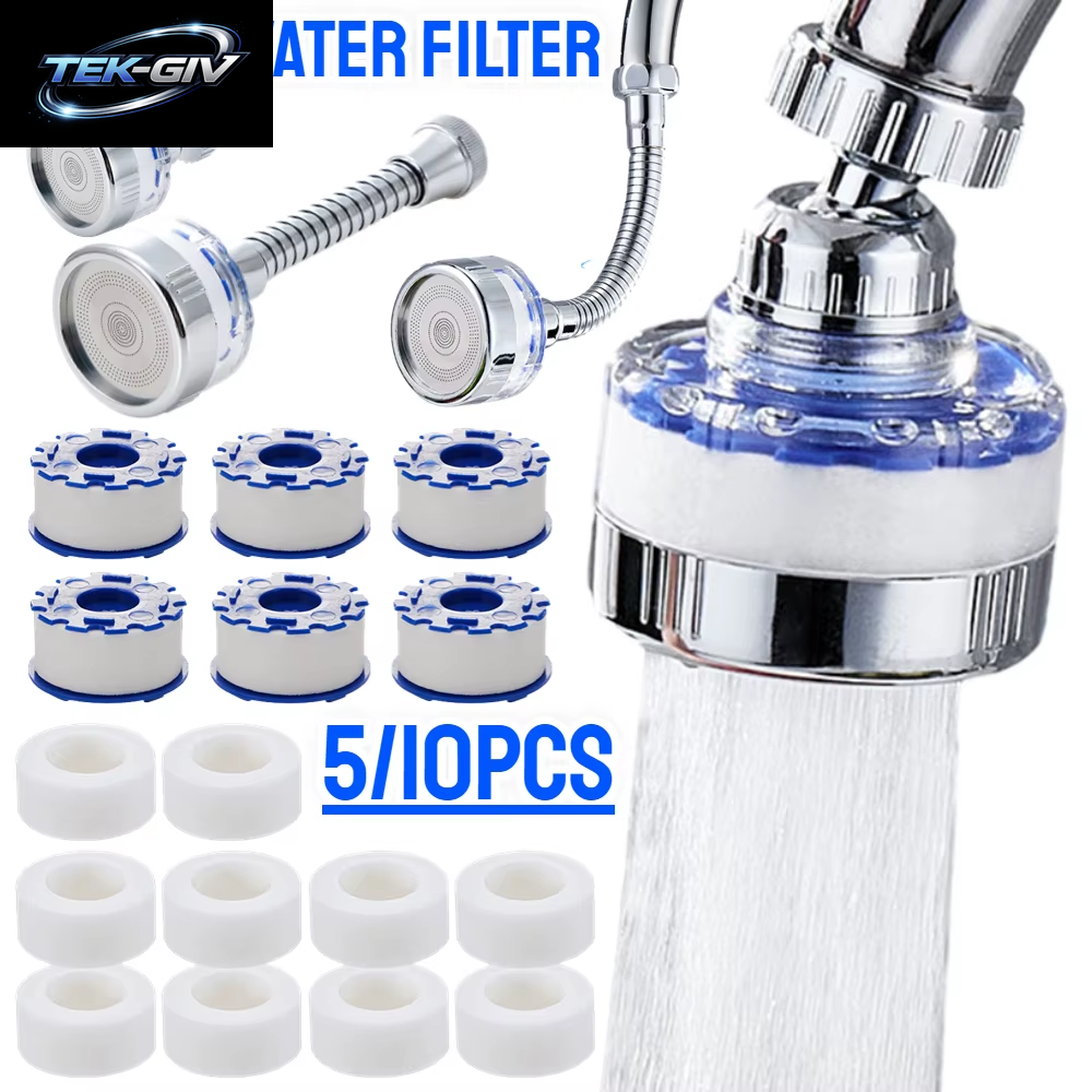 Küchen Armatur Wasserfilter Drucks Püle Filter Wasser Auf Bereiter 360 ° Wasserhahn Spritzwasser Geschützter Wasserhahn Belüfter Extender Für Badezimmer