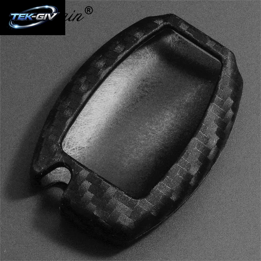 Jingyuqin Carbon Männer Auto Schlüssel Tasche Fall Für Mercedes Benz BGA AMG W203 W210 W211 W124 W202 W204 W205 W212 W176 Silikon Abdeckung