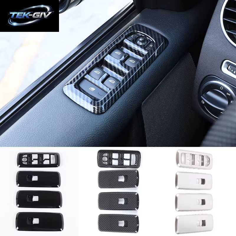 ABS Carbon Auto Fensterheber Schalter Taste Panel Abdeckung Trim Für Land Rover Discovery 4 2010-2016 Für Range Rover Sport 2010-2013