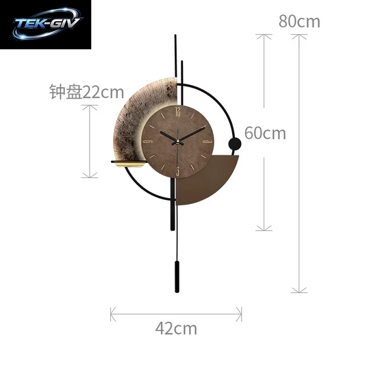 Ein Künstler Des Lebens Sein, Moderne, Minimalistische, Sprachgesteuerte, Leuchtende Wanduhr