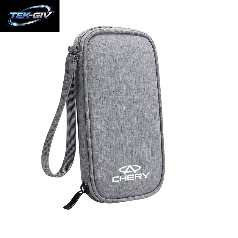 Auto-Führerschein-Telefon-Aufbewahrungstasche, Autoschlüssel-Pack Für Chery Tiggo 7 Pro 8 4 5 3 2 T11 5X Amulett Fora QQ IQ Fulwin Arrizo 5