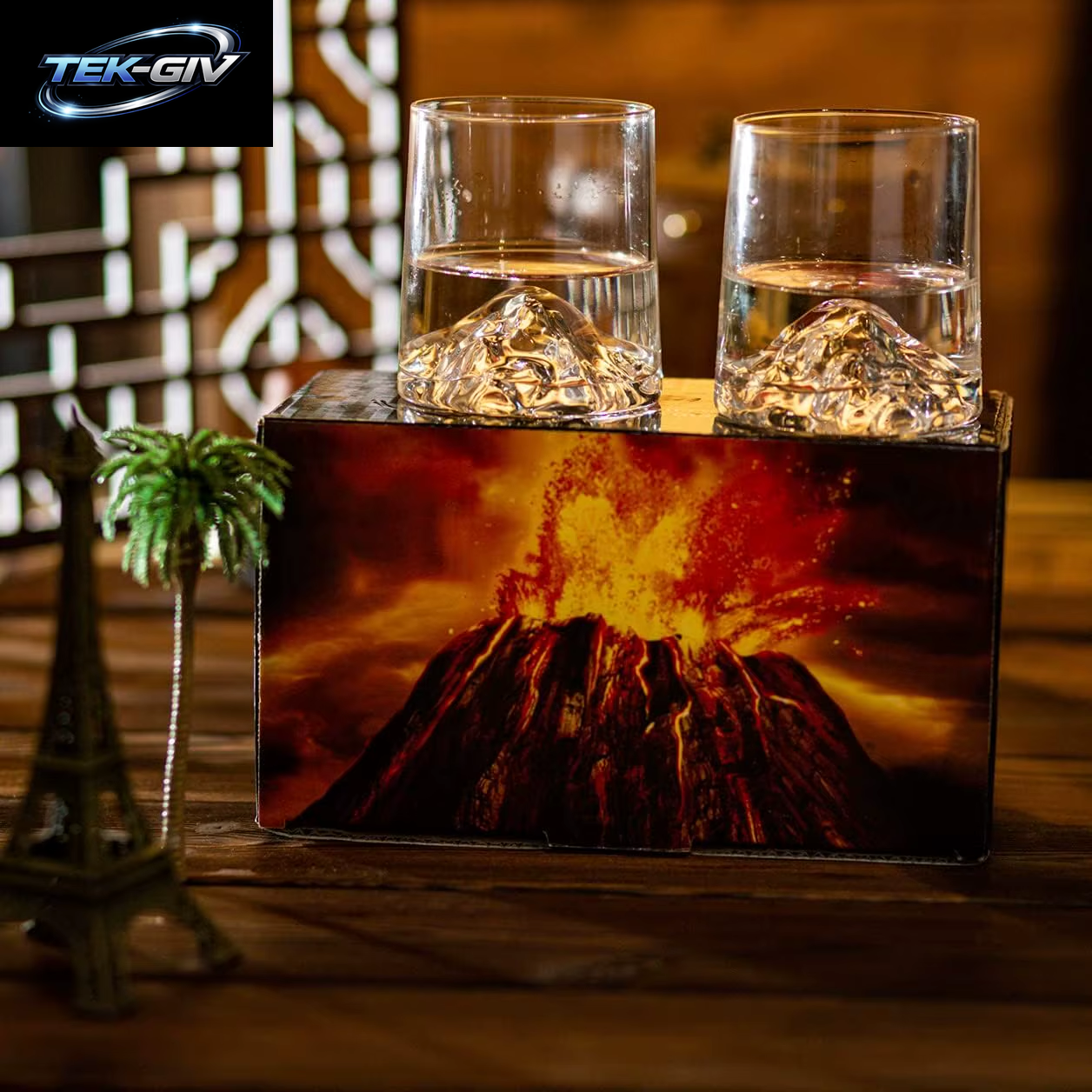 5 Unzen 3D Guanshan Whisky-Gläser-Set Transparentes Kristallglas Geeignet Für Whisky Cognac Cocktail Eiswein