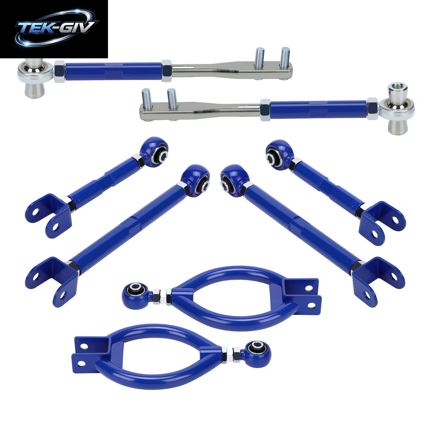 Hinten Sturz Kit + Traktion Control Arme Spannstangen Für Nissan 240SX S13 89-94 Einstellbare Vordere Spannstange + Zehen + Traktion