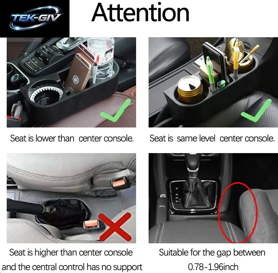 Auto Tasse Halter Auto Sitz Lücke Wasser Tasse Trinken Flasche Kann Telefon Schlüssel Organizer Lagerung Halter Stehen Auto Styling Zubehör