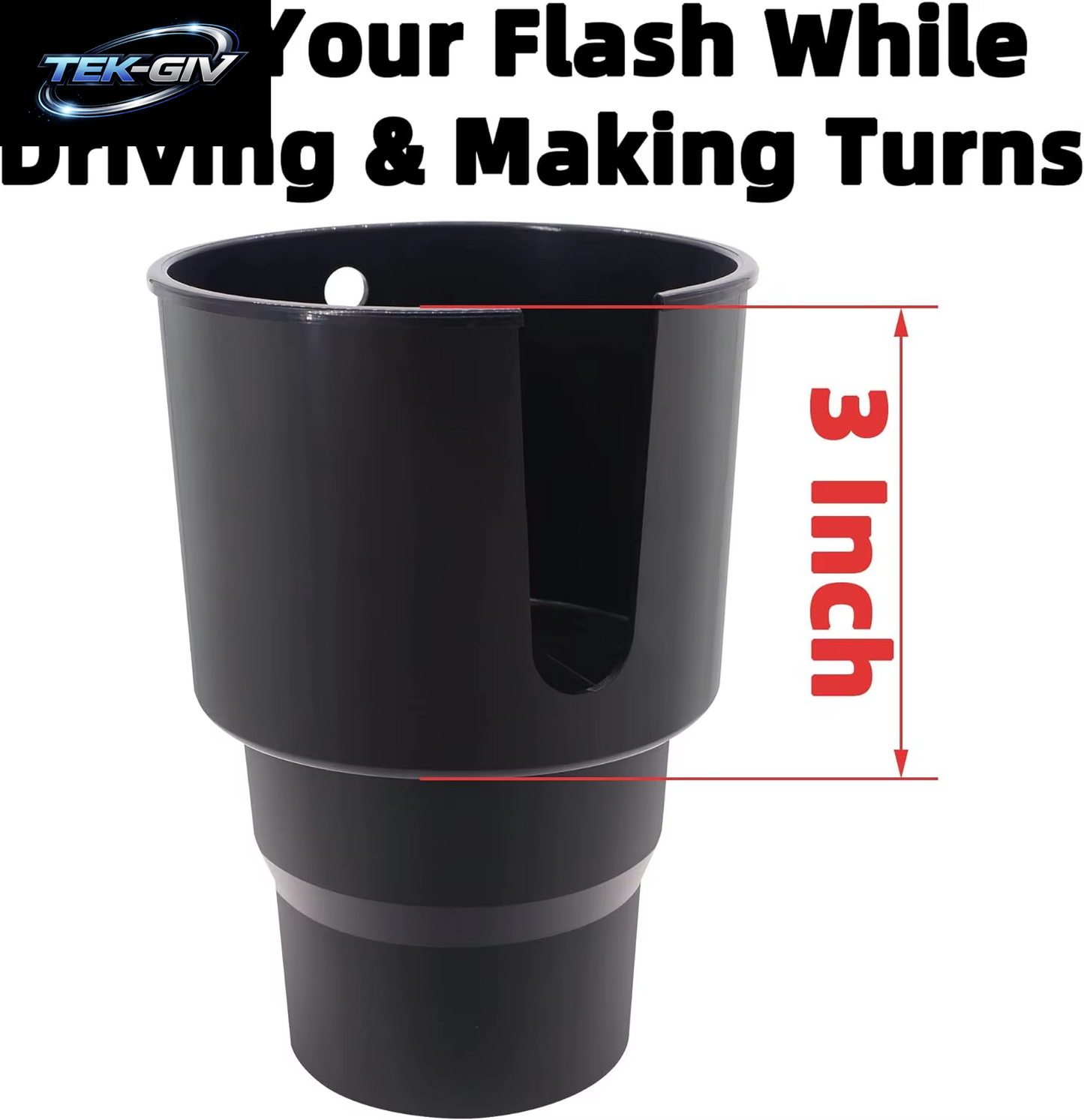Adapter Für Große Auto Tassen Halter, Kompatibel Mit Hydro-Kolben 32Oz 40Oz Yeti 24/30/36Oz Nalgene 32Oz Kaffeetassen Große Flaschen