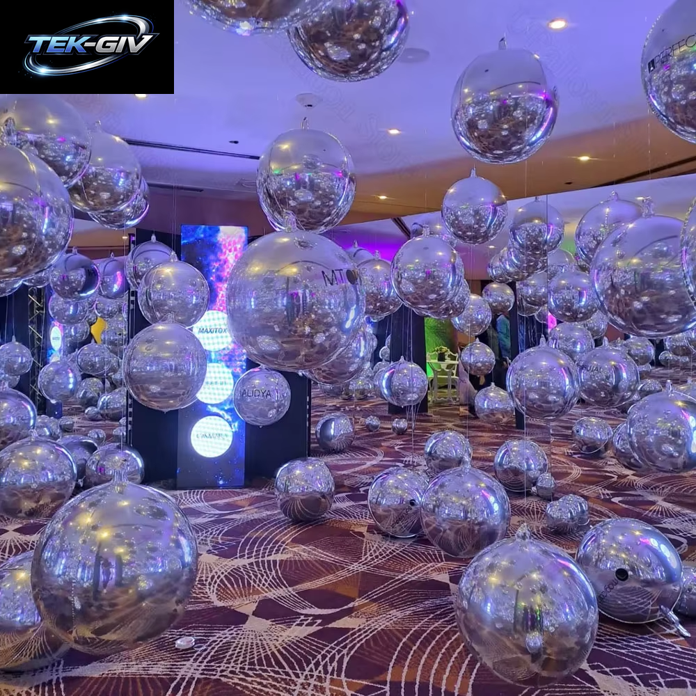 10 Stück Silberne 4D-Rundballons 10 18 22 32 Zoll Große Metallische Silberfolienballons Für Geburtstag, Hochzeit, Silberne Partydekorationen