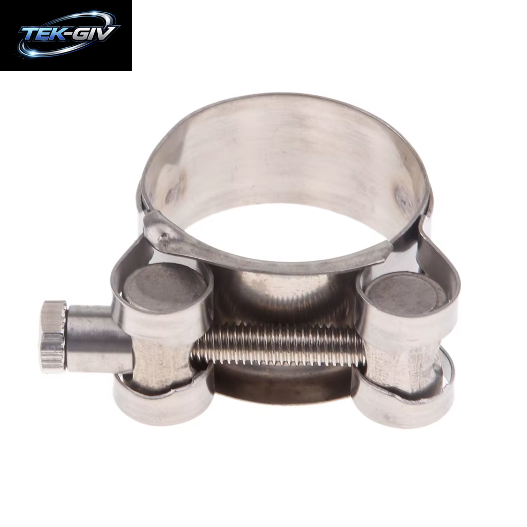 Motorrad-Auspuffrohrschellen, Clip, Passend Für Größe 32–35/36–39/40–43/44–47/48–51/52–55 Mm, Edelstahl-Auspuffklemme
