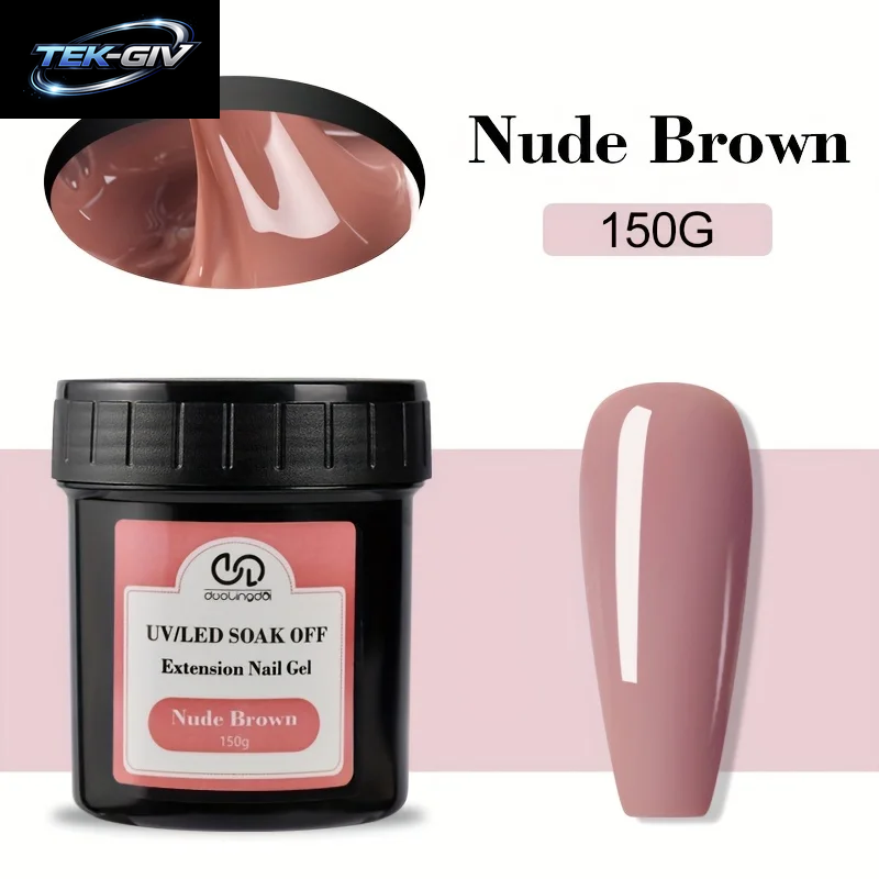 150 G Acryl-Nagelverlängerungsgel – Uv-/Led-Kompatibel, Geruchlos, Soak-Off-Formel Für Harte Gelee, Maniküre Und Nagelaufbau