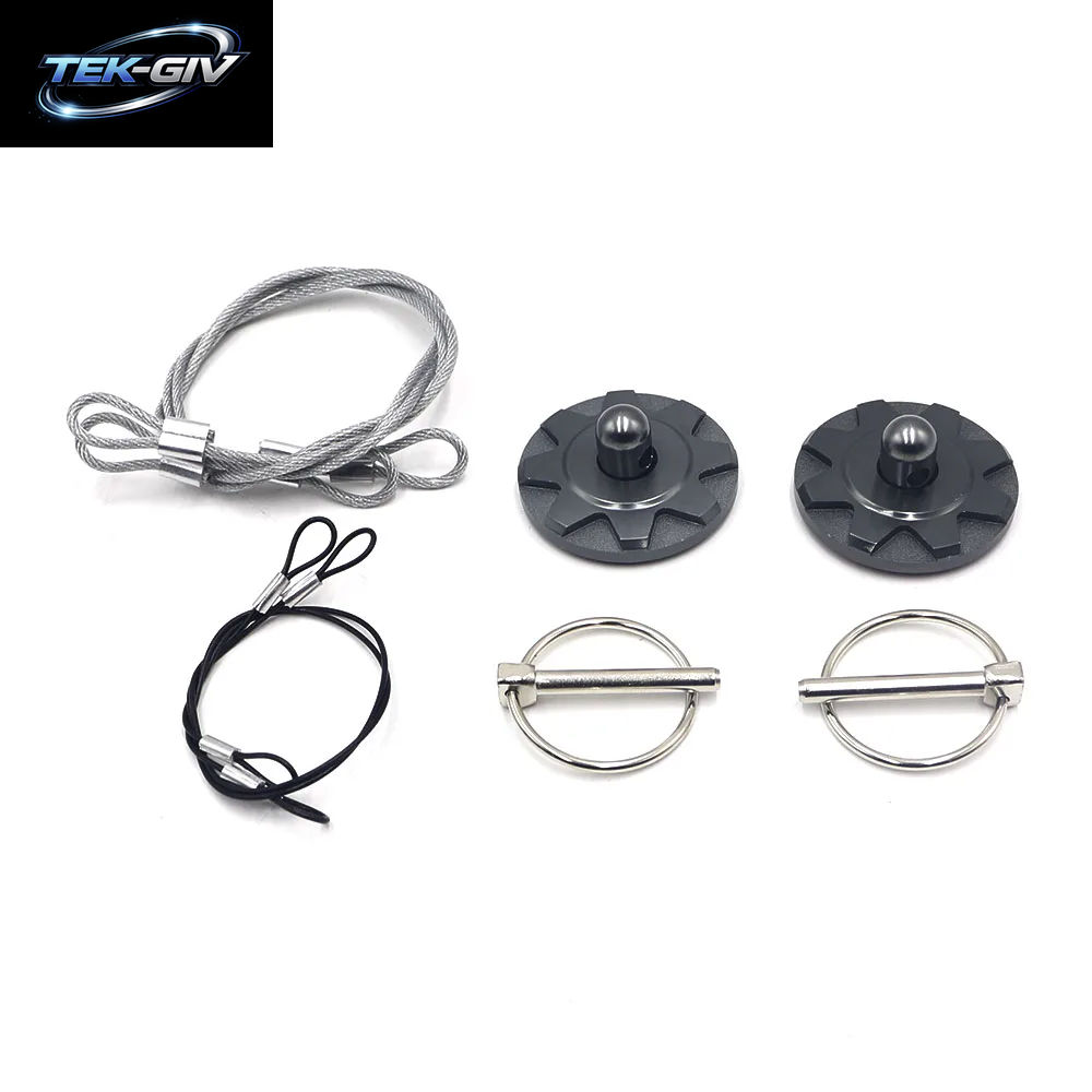 Racing Auto Motorhaube Aluminium Lock Latch Kit Universal Motorhaube Pin Set Automotive Zubehör