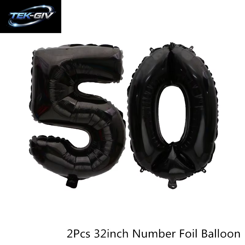 Schwarzgold 30 40 50 60 Jahre Geburtstag Latexballons Erwachsene Männer Frauen Alles Gute Zum Geburtstag Party Dekor Hochzeit 30. Jahrestag Zubehör