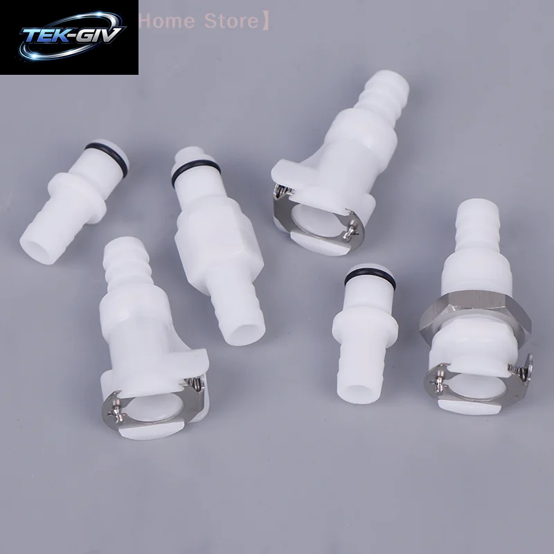 【M】3/8 POM Medical Panel Mount Female Quick Disconnect Coupling Hose Barb Air Water CPC Connectors