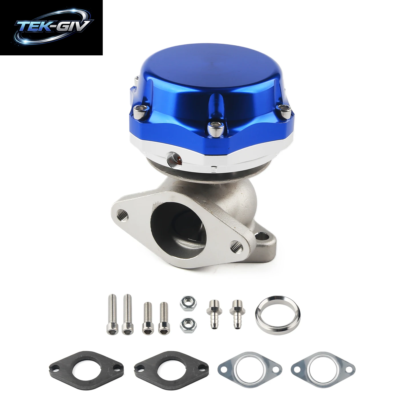 38 Mm Externes Turbo-Abgaskrümmer-Wastegate Mit Dump-Ring 14 PSI Schwarz/Rot/Lila/Blau