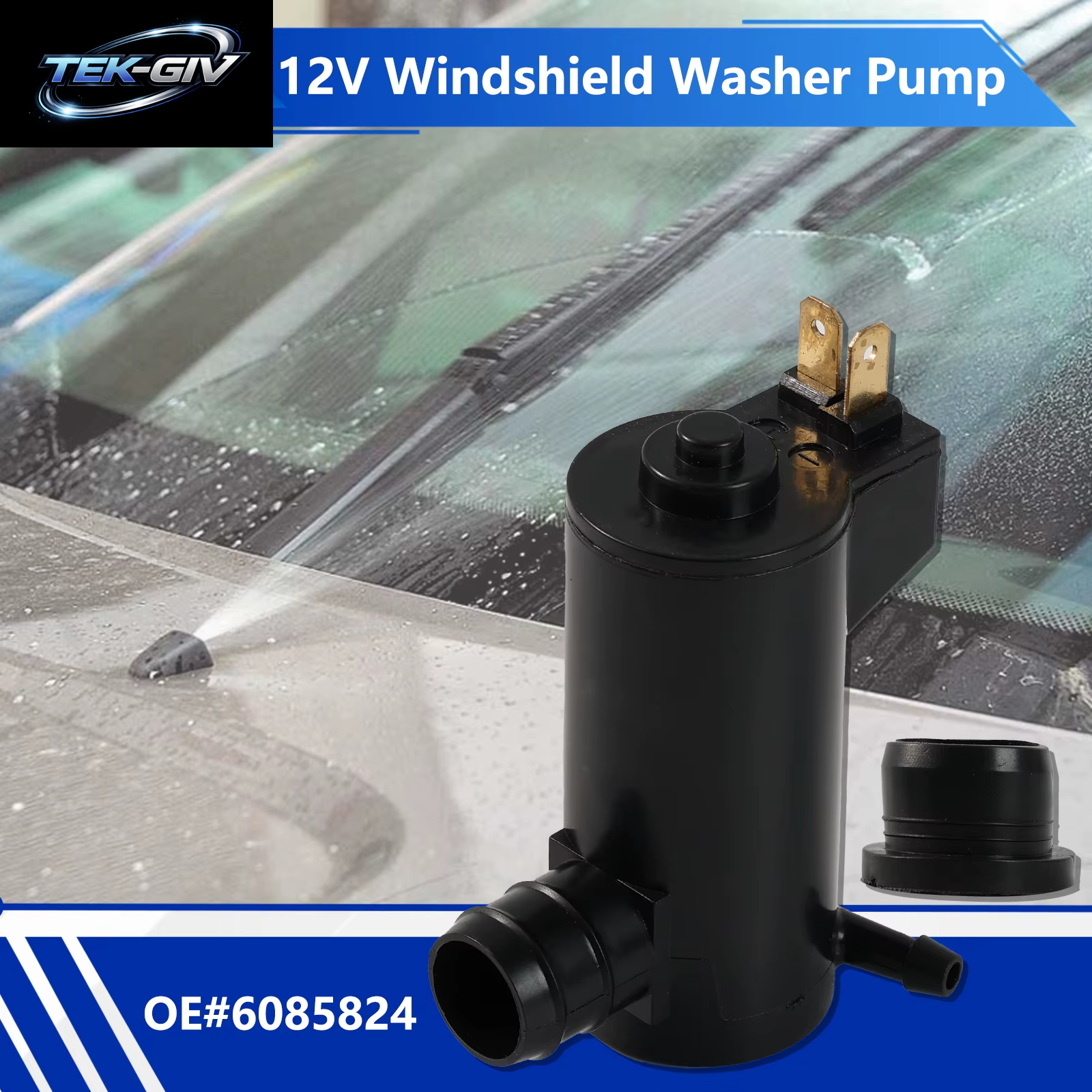 Xukey Frontscheibenwaschpumpendüsen Flüssiger Einzelauslassmotor Für Honda Fit Jazz MK2 2008 2007 2006 2005 2004 2003 2002