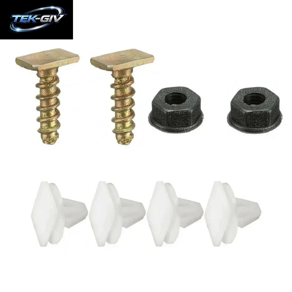 8Pcs Auto Vorderrad Arch Trim Fastener Clips Schraube Mutter Bolzen Set Für Vauxhall Corsa C Auto Innen Zubehör Auto Clips