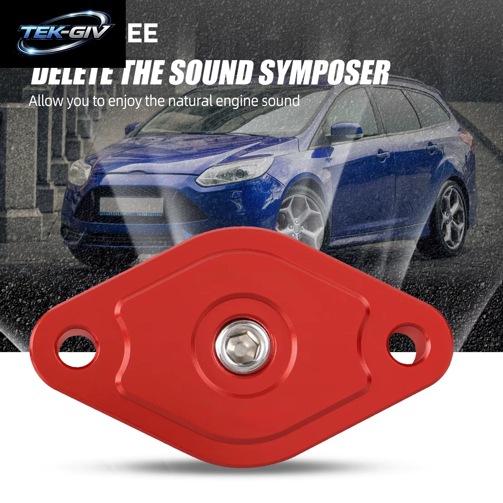 6061-T6 Schallsymponist Aus Aluminiumlegierung Mit Druckanschluss Für Ford Focus Mk3 2.0 ST Turbo Ecoboost 2013–2018