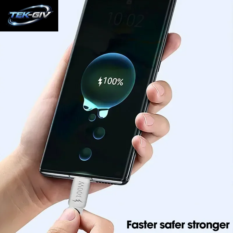 300 W Superschnellladung USB Typ C Datenkabel USB Auf Typ C Datenleitung Schnellladegerät Für Samsung Xiaomi Huawei Android Universal