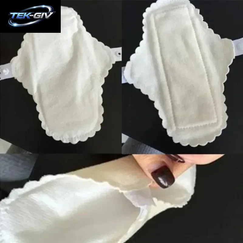 Neue 3 Stücke Baumwolle Wiederverwendbare Dünne Damenbinden Auslaufsicher Waschbar Frauen Slipeinlage Hygiene Menstruation Pads 180 MM
