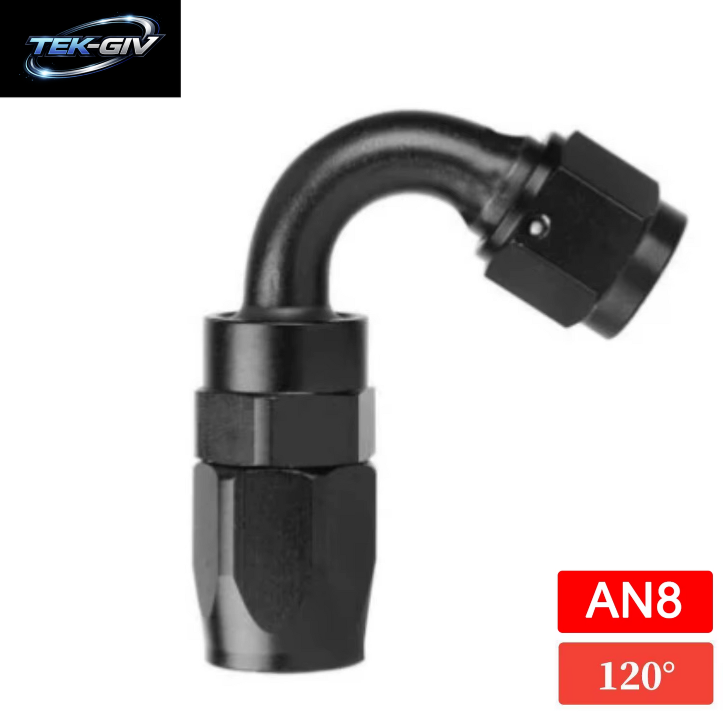 1 Stück Schwarz AN4 AN6 AN8 Gerade 45 60 90 120 150 180 Grad Öl Kraftstoff Schwenk Schlauch Ende Fitting Öl Schlauch Ende Adapter Kit