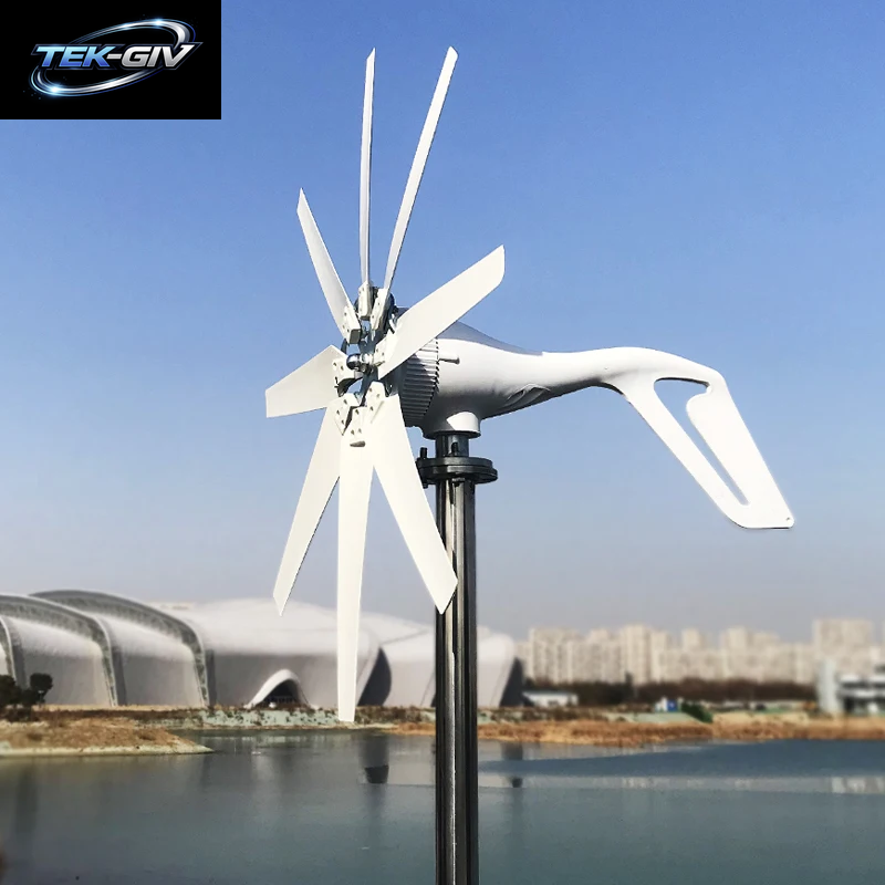 1000W 1KW Horizontalachsen-Windturbine 12V 24V 48V Windgenerator Ce-Zertifiziert Freie Energie Niedrigdrehzahl-Start Netzunabhängig Für Den Heimgebrauch