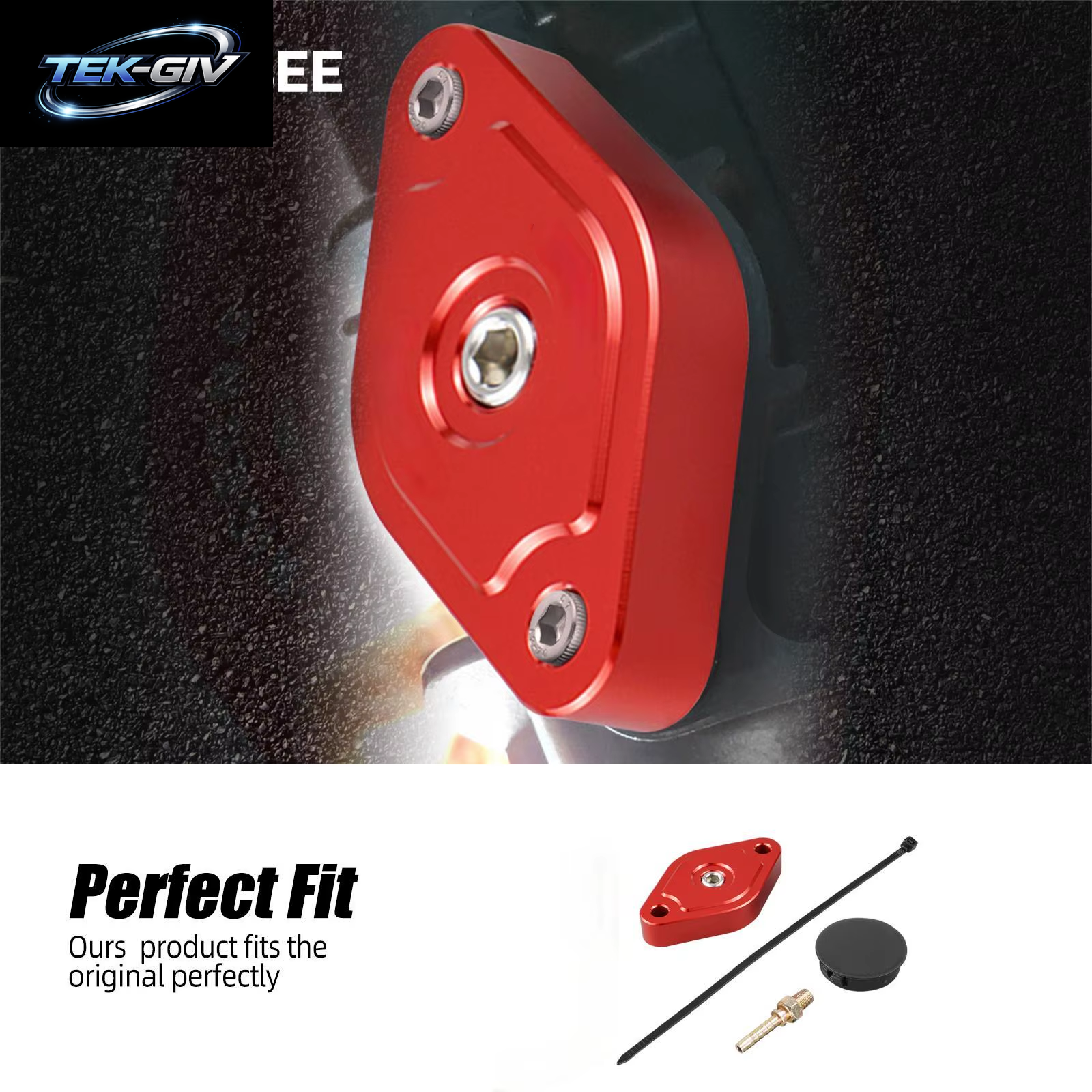 6061-T6 Schallsymponist Aus Aluminiumlegierung Mit Druckanschluss Für Ford Focus Mk3 2.0 ST Turbo Ecoboost 2013–2018