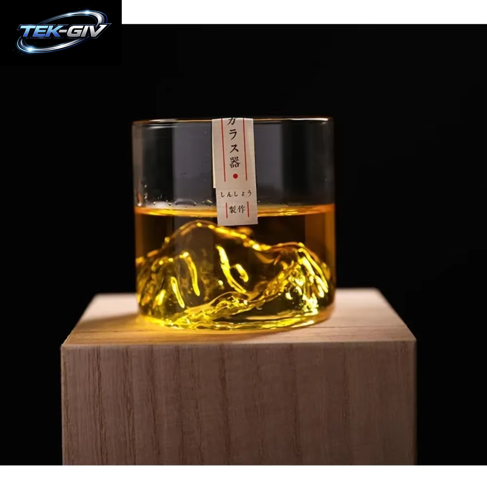 5 Unzen 3D Guanshan Whisky-Gläser-Set Transparentes Kristallglas Geeignet Für Whisky Cognac Cocktail Eiswein