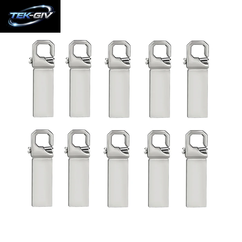 10 Teile/Los Metall Usb-Stick 4GB 8GB Pen Drive 16GB 32GB Cle USB Stick 2,0 UDP Speicher Flash Drive 64GB 128GB Kostenloses Individuelles Logo